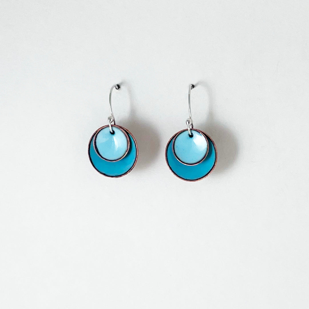 Candy Drop Enameled Earrings