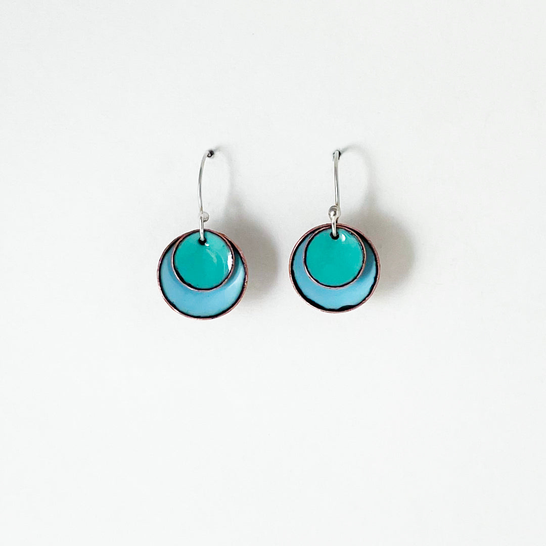 Candy Drop Enameled Earrings