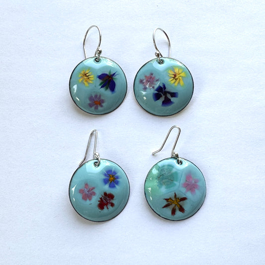Bloom Enameled Earrings