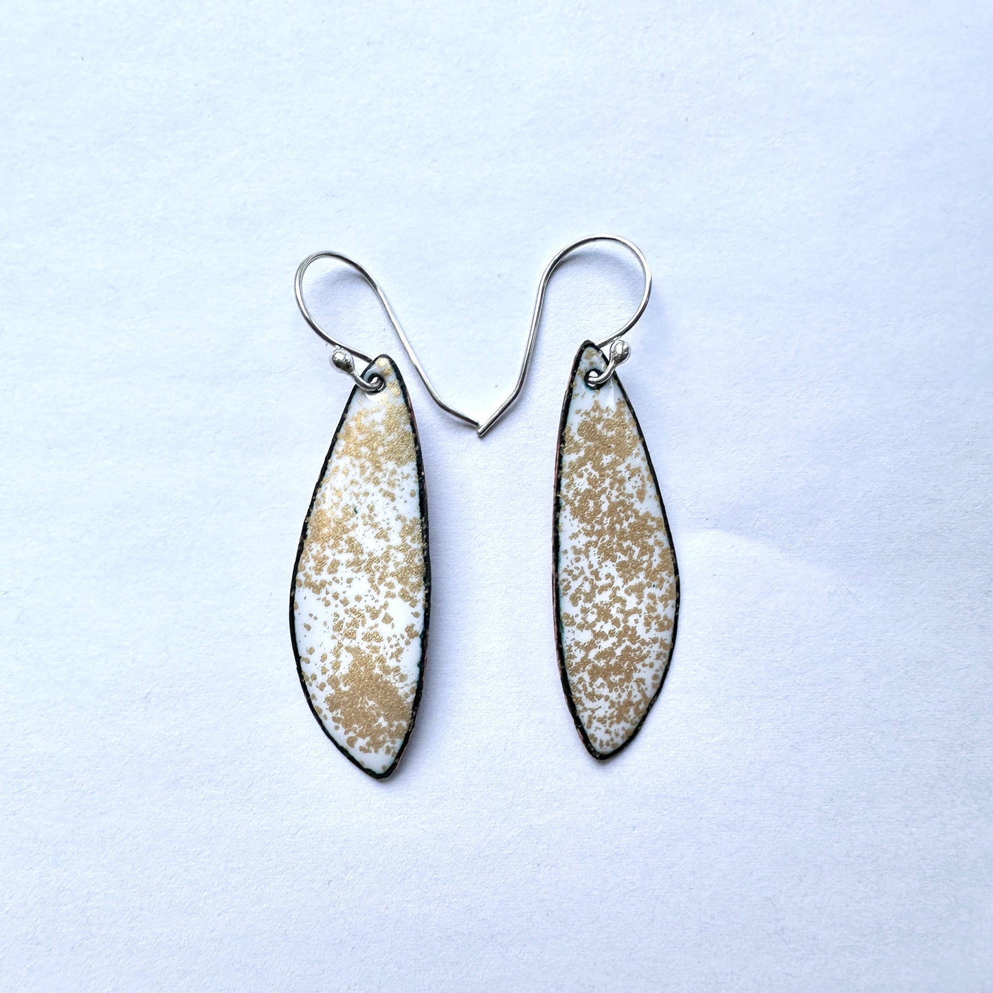 Imperial Petal Enameled Earrings
