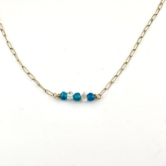 Ethiopian Opal Gembar Necklace