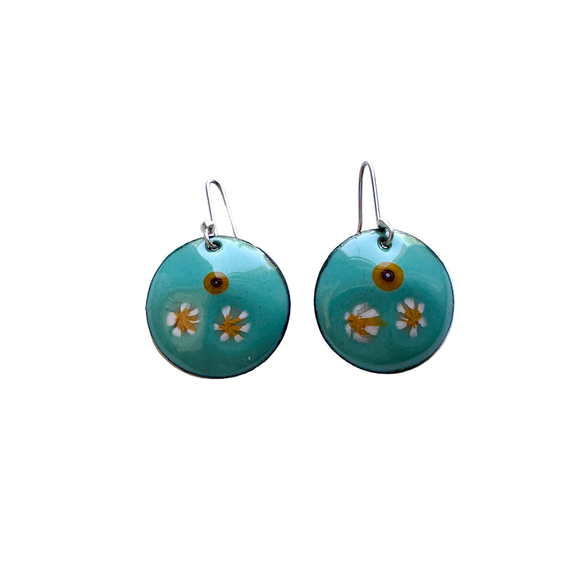 Bloom Enameled Earrings