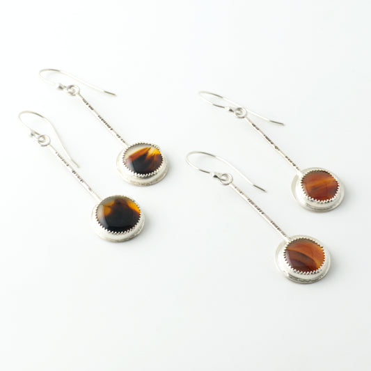 Montana Agate Pendulum Earrings