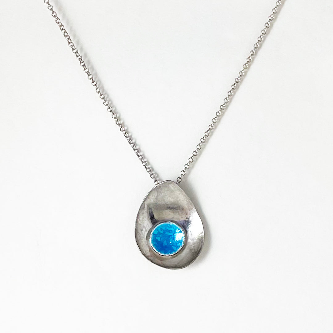 Orbit Enameled Necklace