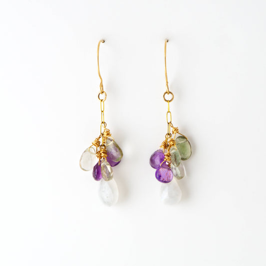 Gemstones Drop Palo Verde Earrings