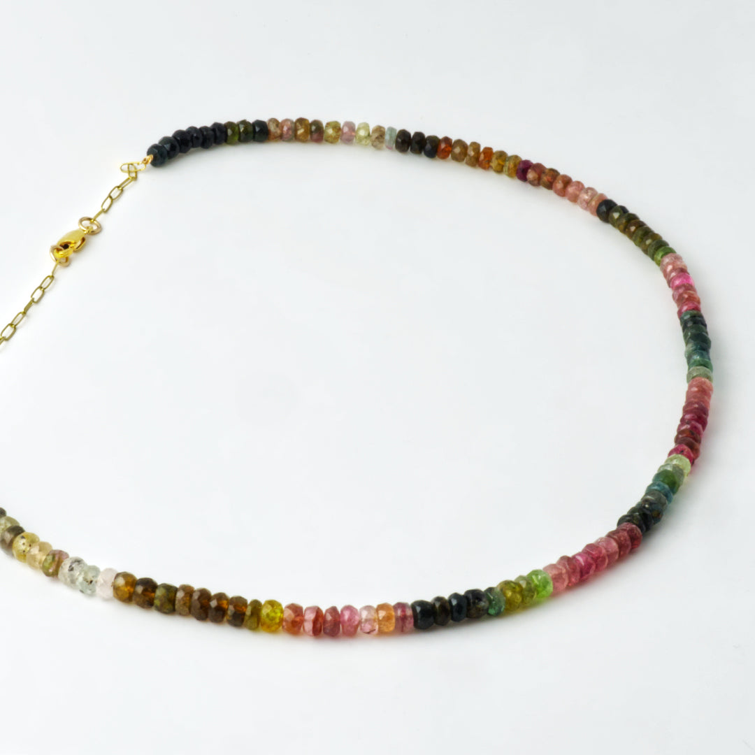 Multi Tourmaline Ombre 14/20 Gold Filled Necklace