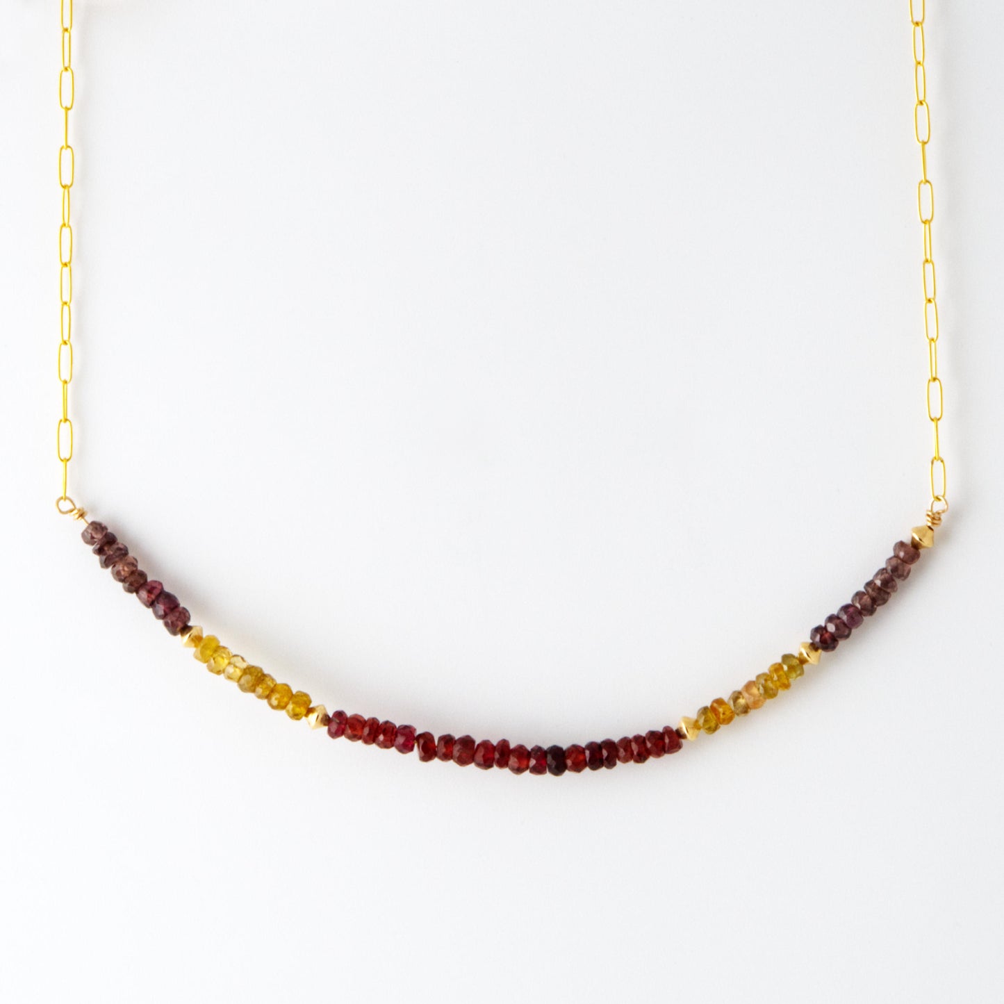 Tundra Sapphire Ombre 14/20 Gold Filled Necklace