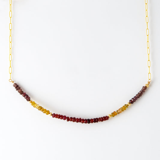 Tundra Sapphire Ombre 14/20 Gold Filled Necklace