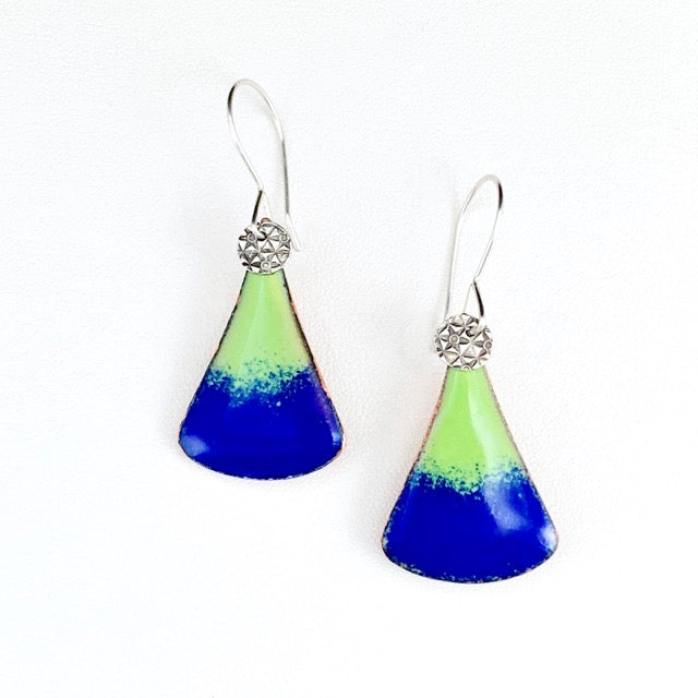 Serena Enameled Teardrop Earrings