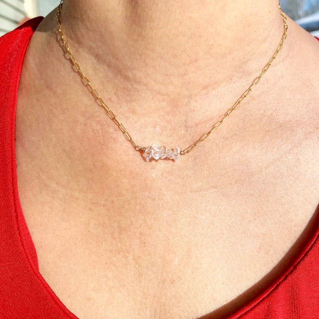 Herkimer Diamonds Gembar Necklace