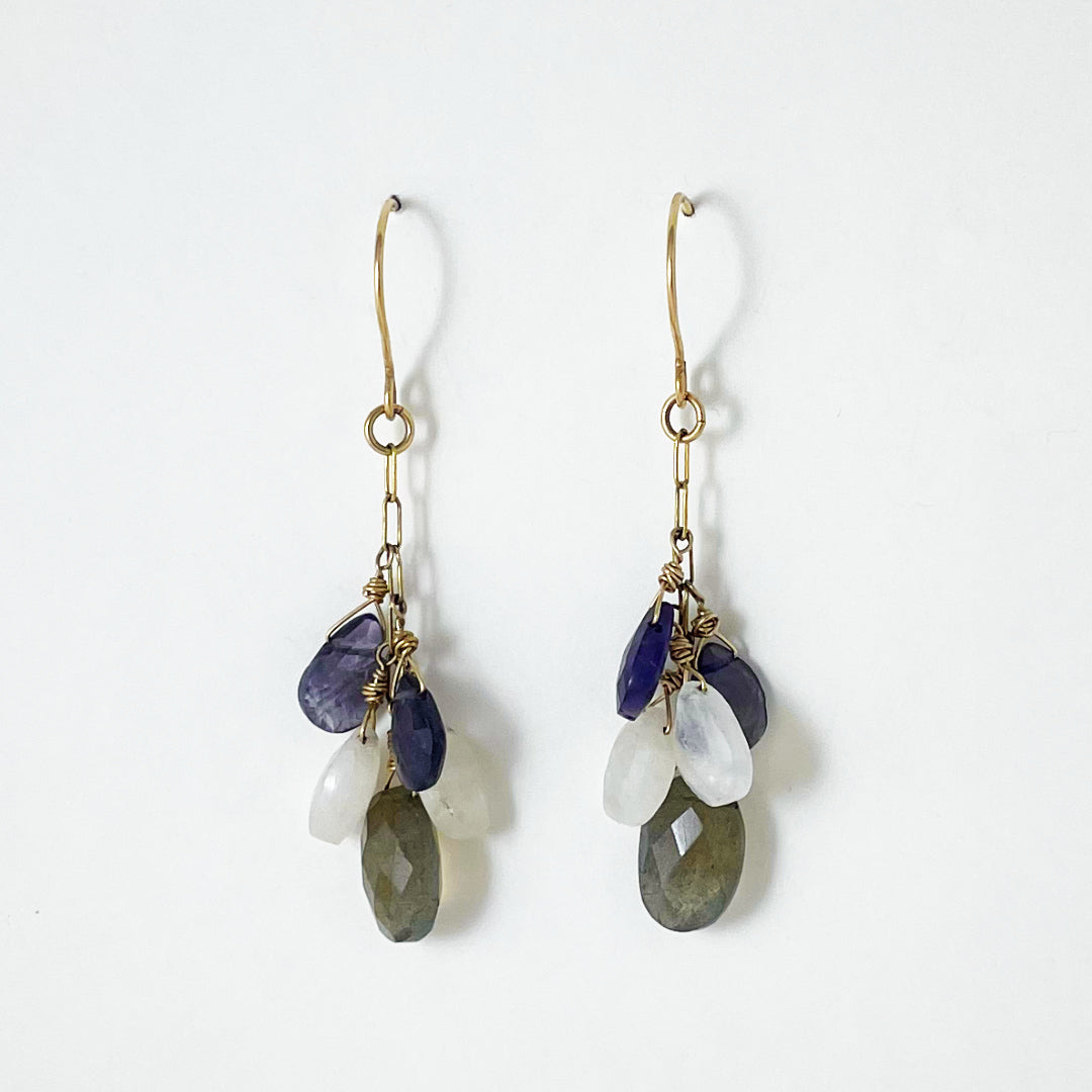 Gemstones Drop Harmony Earrings