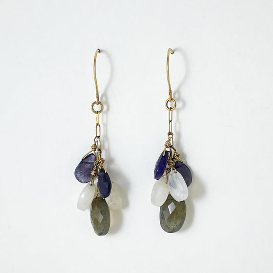 Gemstones Drop Harmony Earrings