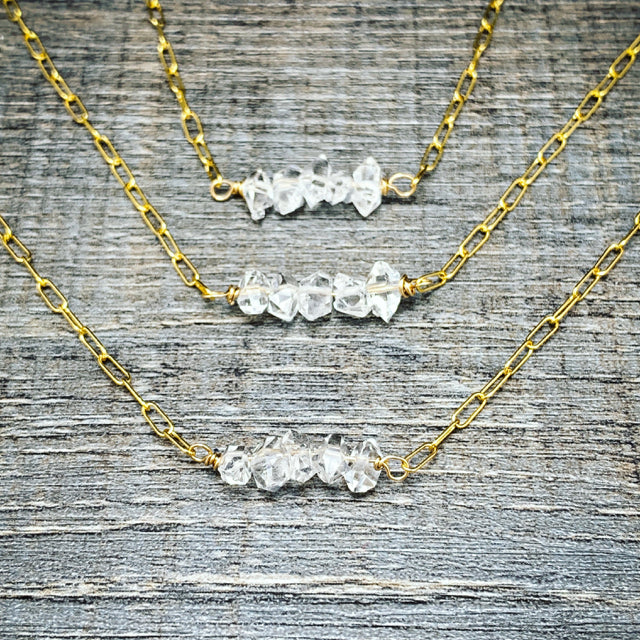 Herkimer Diamonds Hoop Earrings