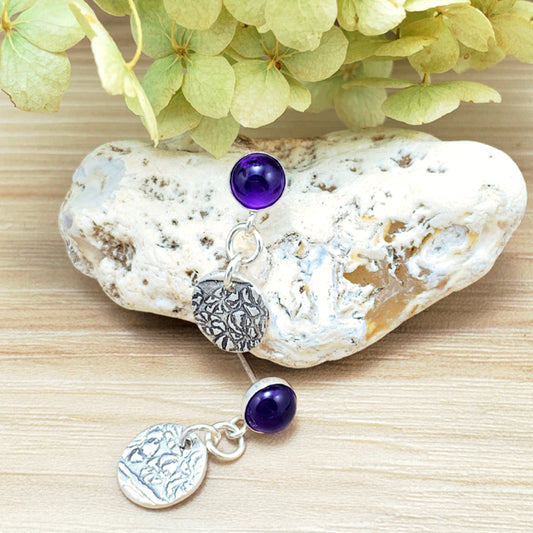 Botanical & Gemstone Post Earrings