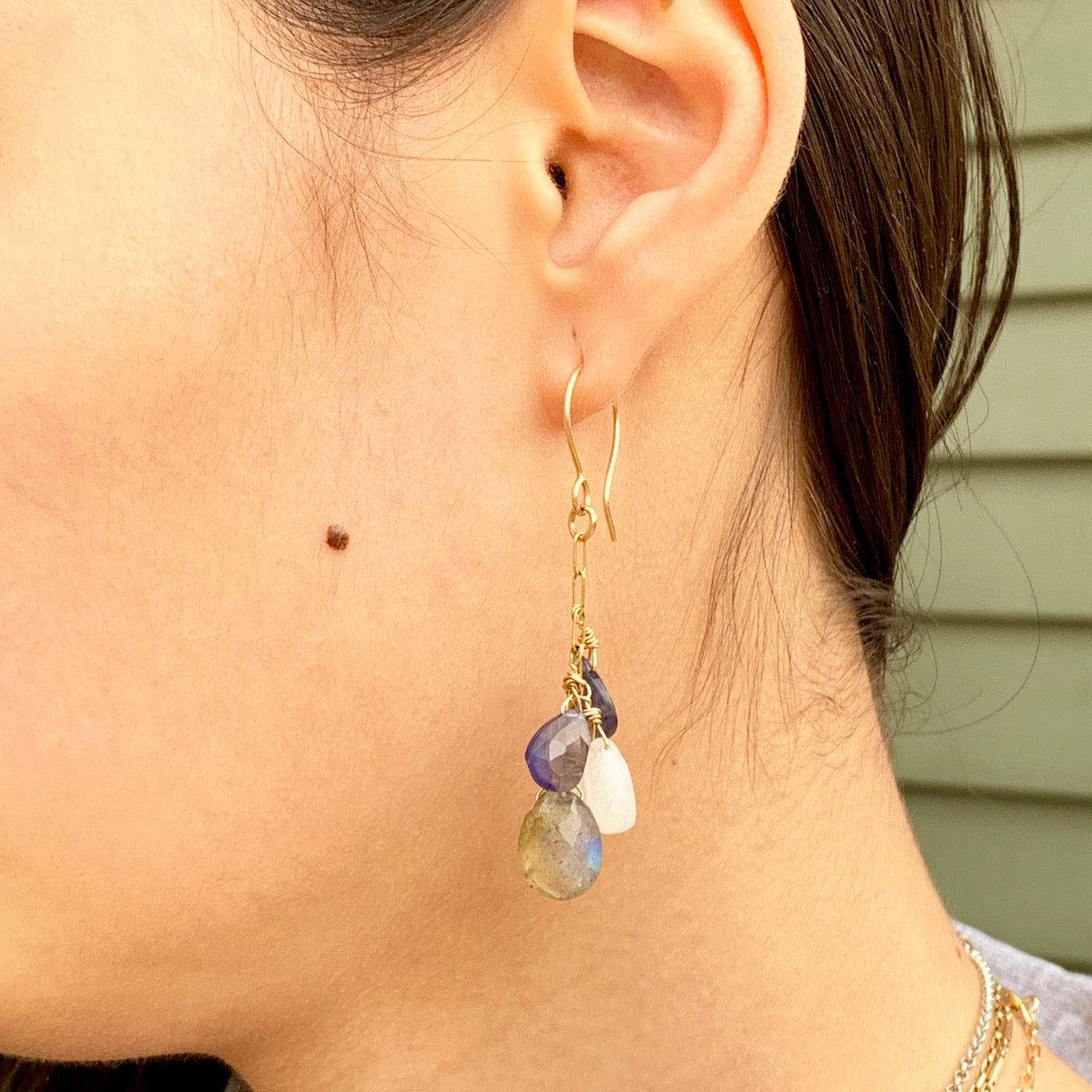 Gemstones Drop Harmony Earrings