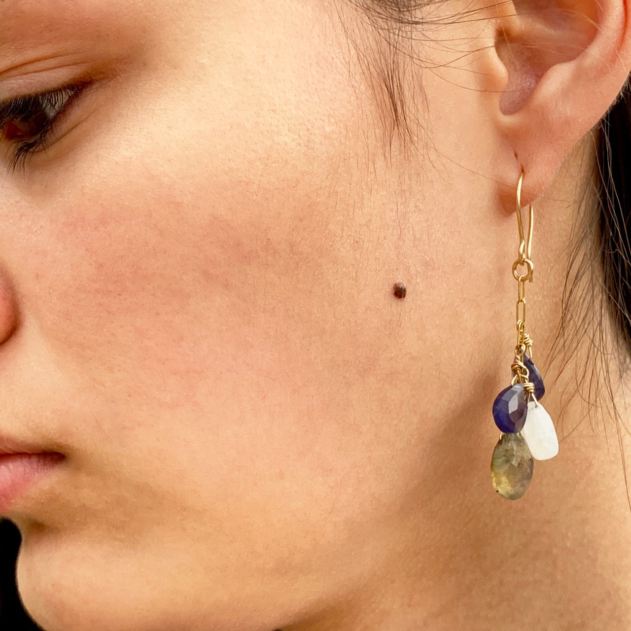 Gemstones Drop Harmony Earrings