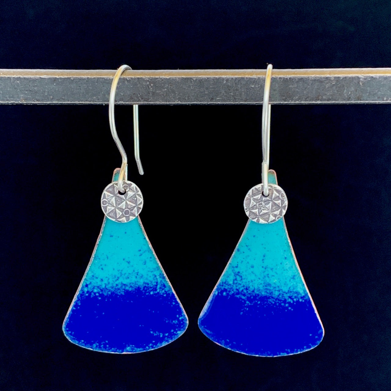 Serena Enameled Teardrop Earrings