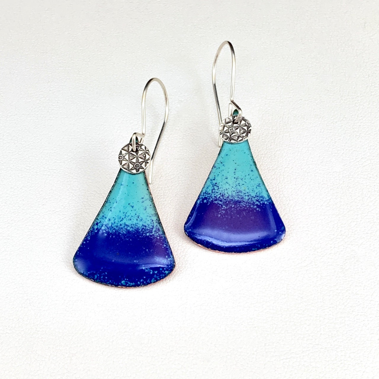 Serena Enameled Teardrop Earrings