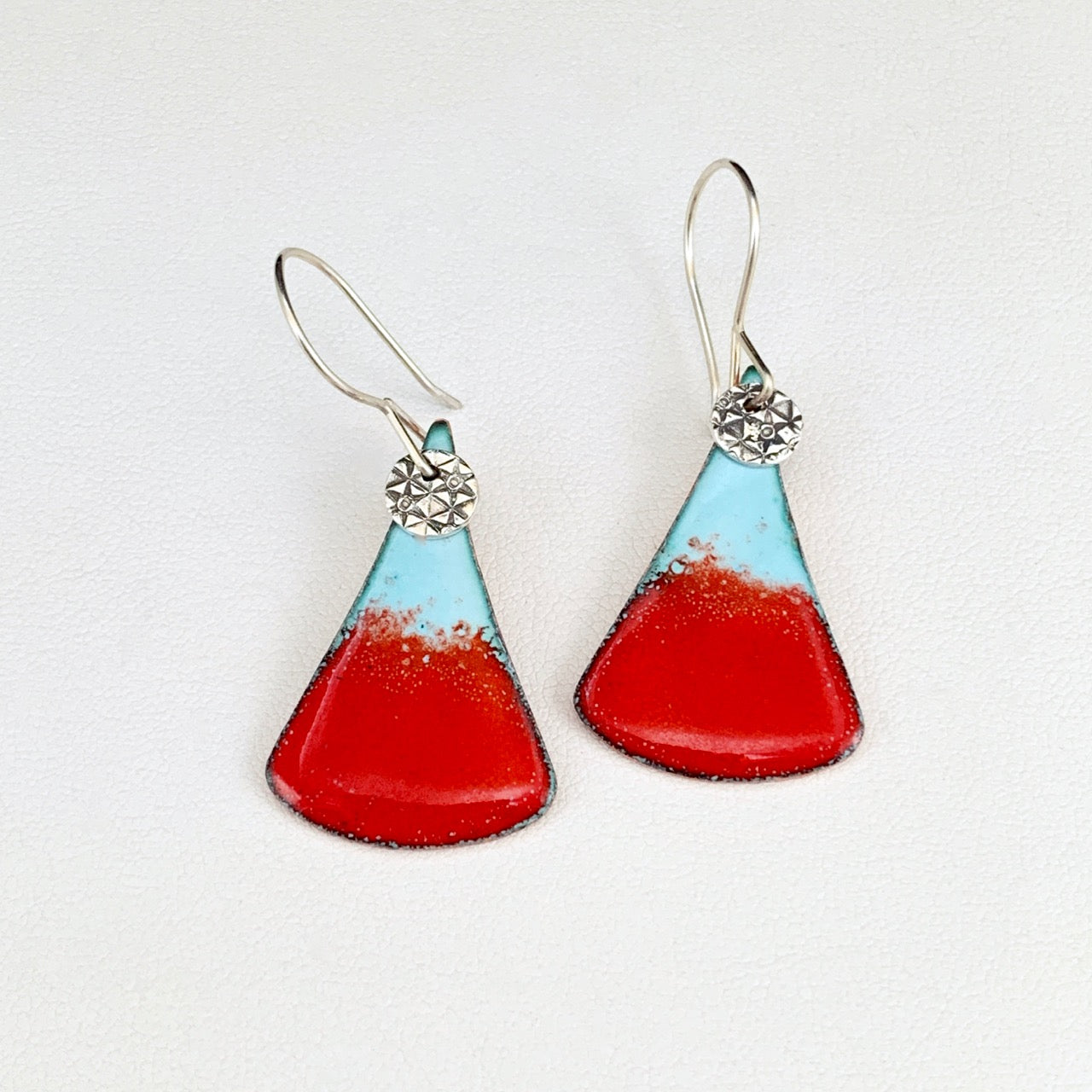 Serena Enameled Teardrop Earrings