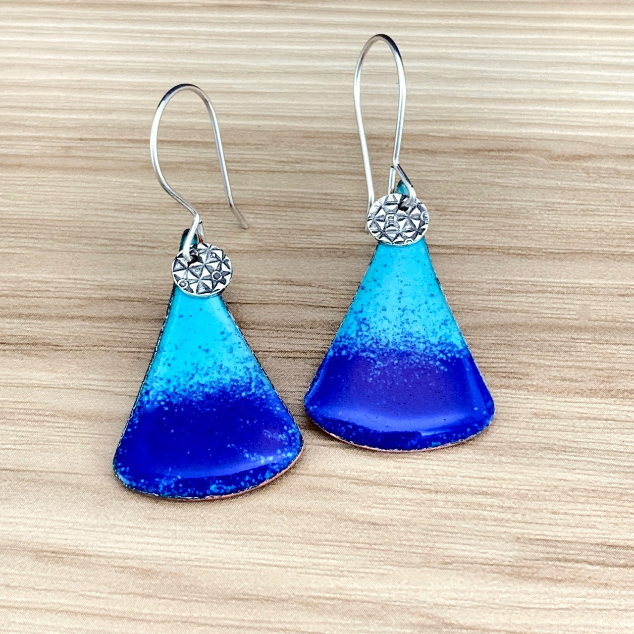 Serena Enameled Teardrop Earrings