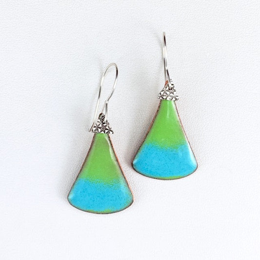 Serena Enameled Teardrop Earrings