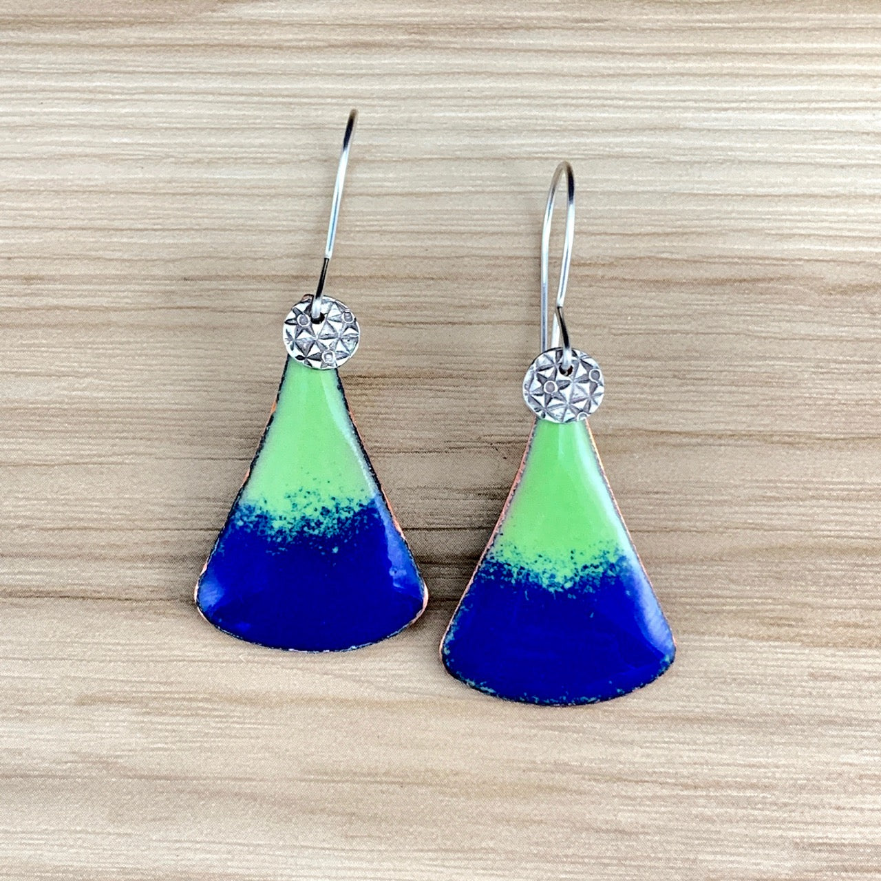 Serena Enameled Teardrop Earrings