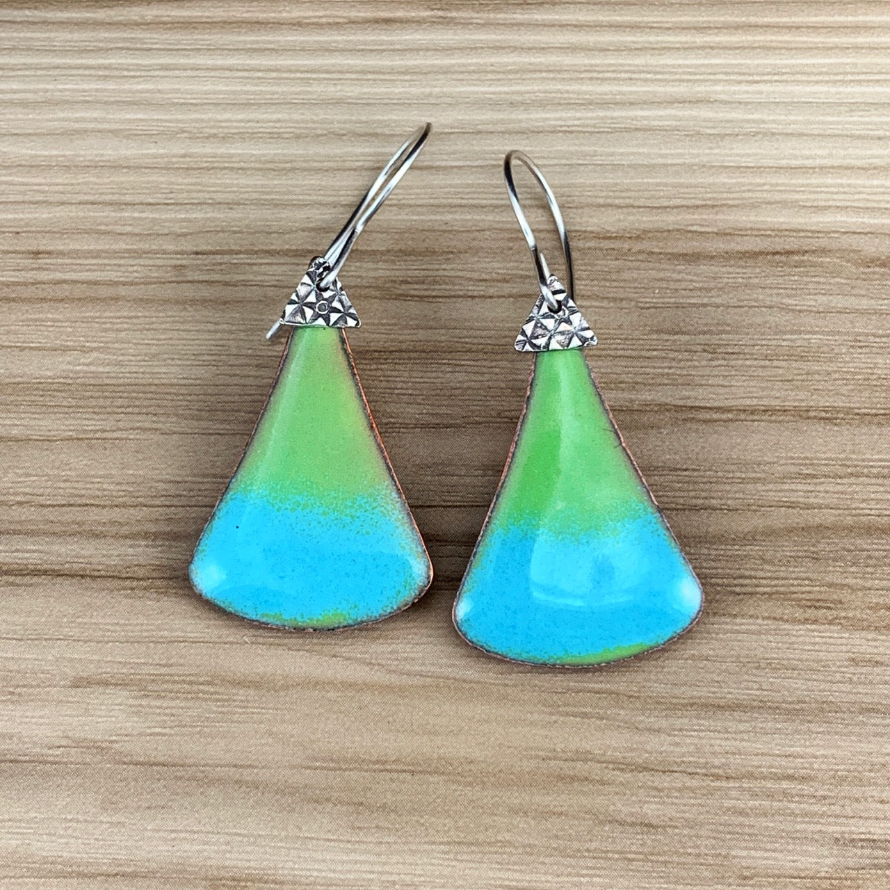 Serena Enameled Teardrop Earrings