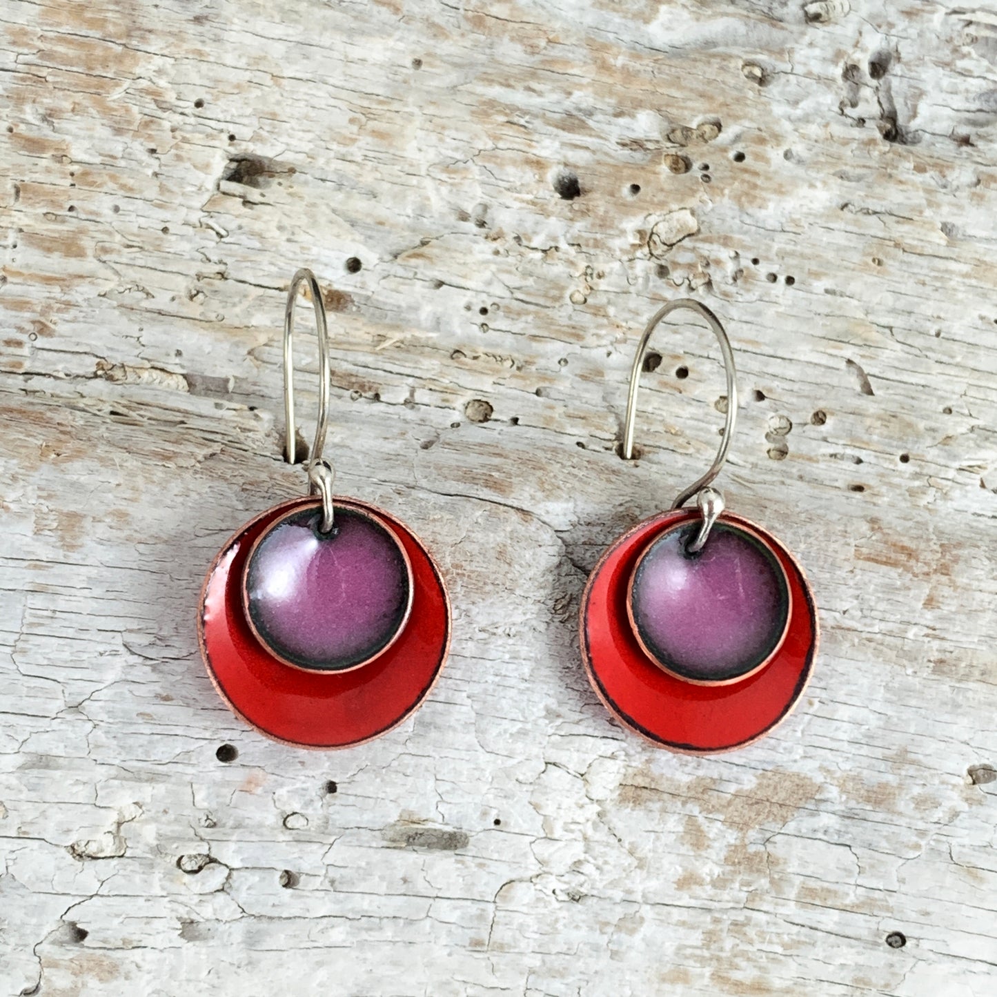 Candy Drop Enameled Earrings