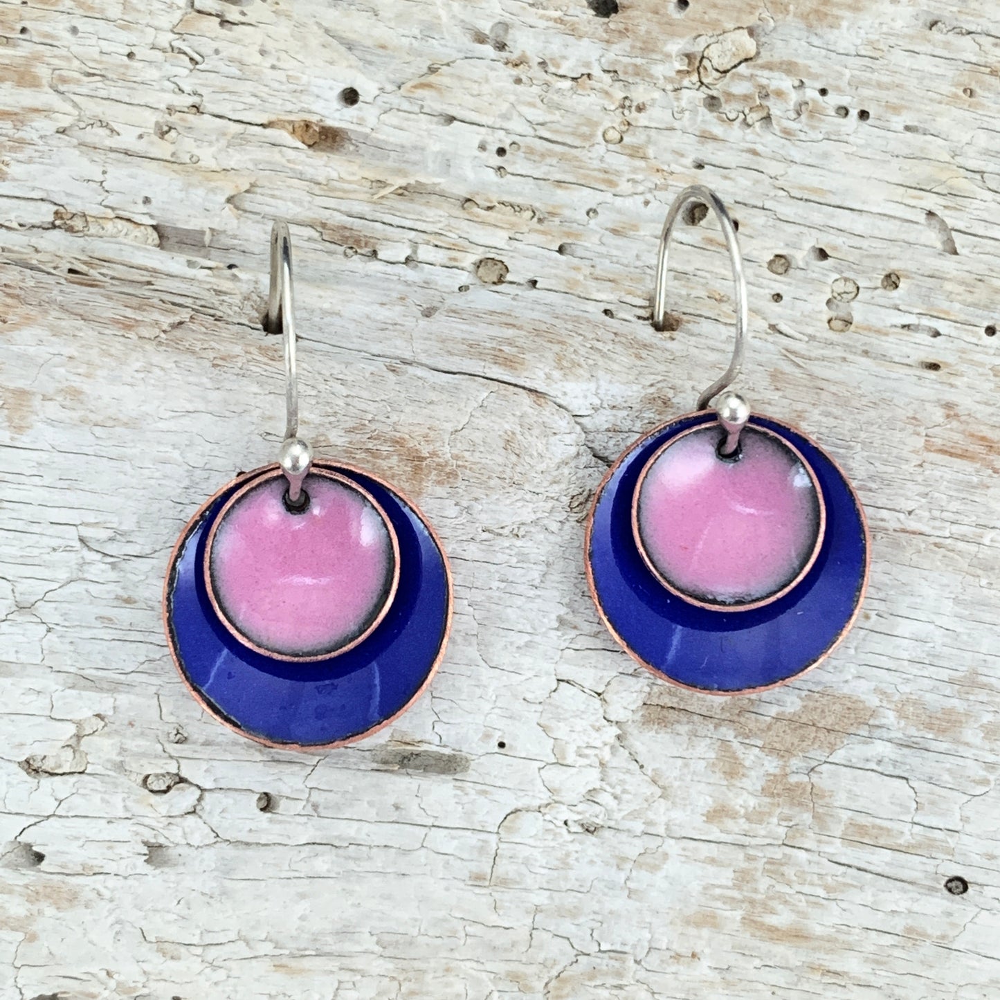 Candy Drop Enameled Earrings
