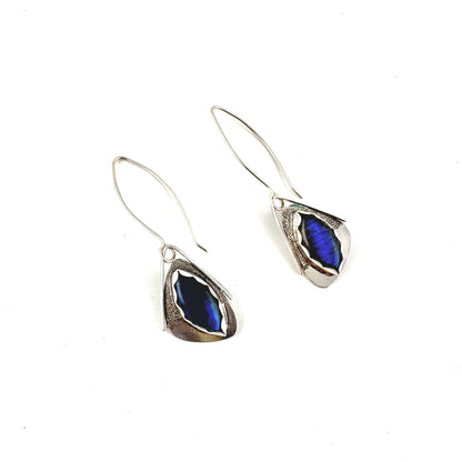 Diamond Shape Labradorite Wing Earrings