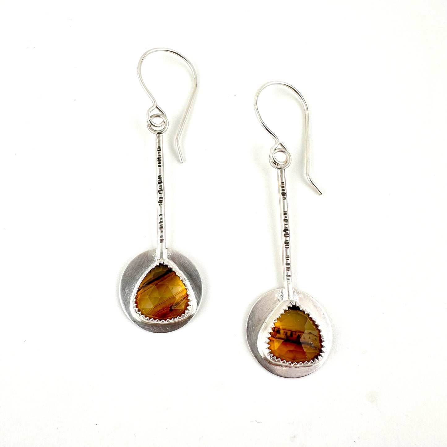 Montana Agate Pendulum Earrings