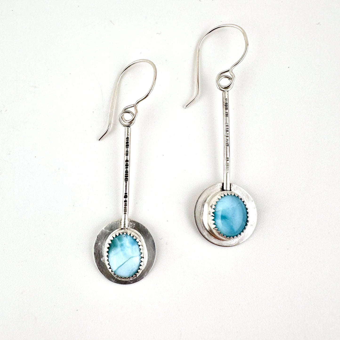 Larimar Pendulum Earrings