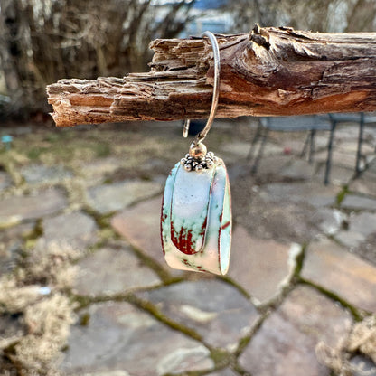 Overlapped Circle Enameled Earrings