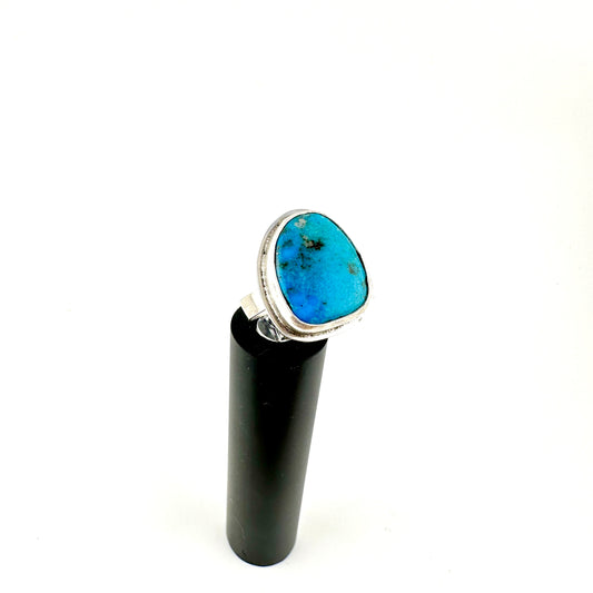 Freeform Turquoise Ring Size 9.25
