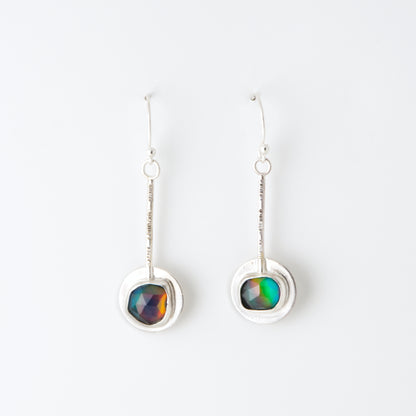 Rosecut Aurora Opal Pendulum Earrings