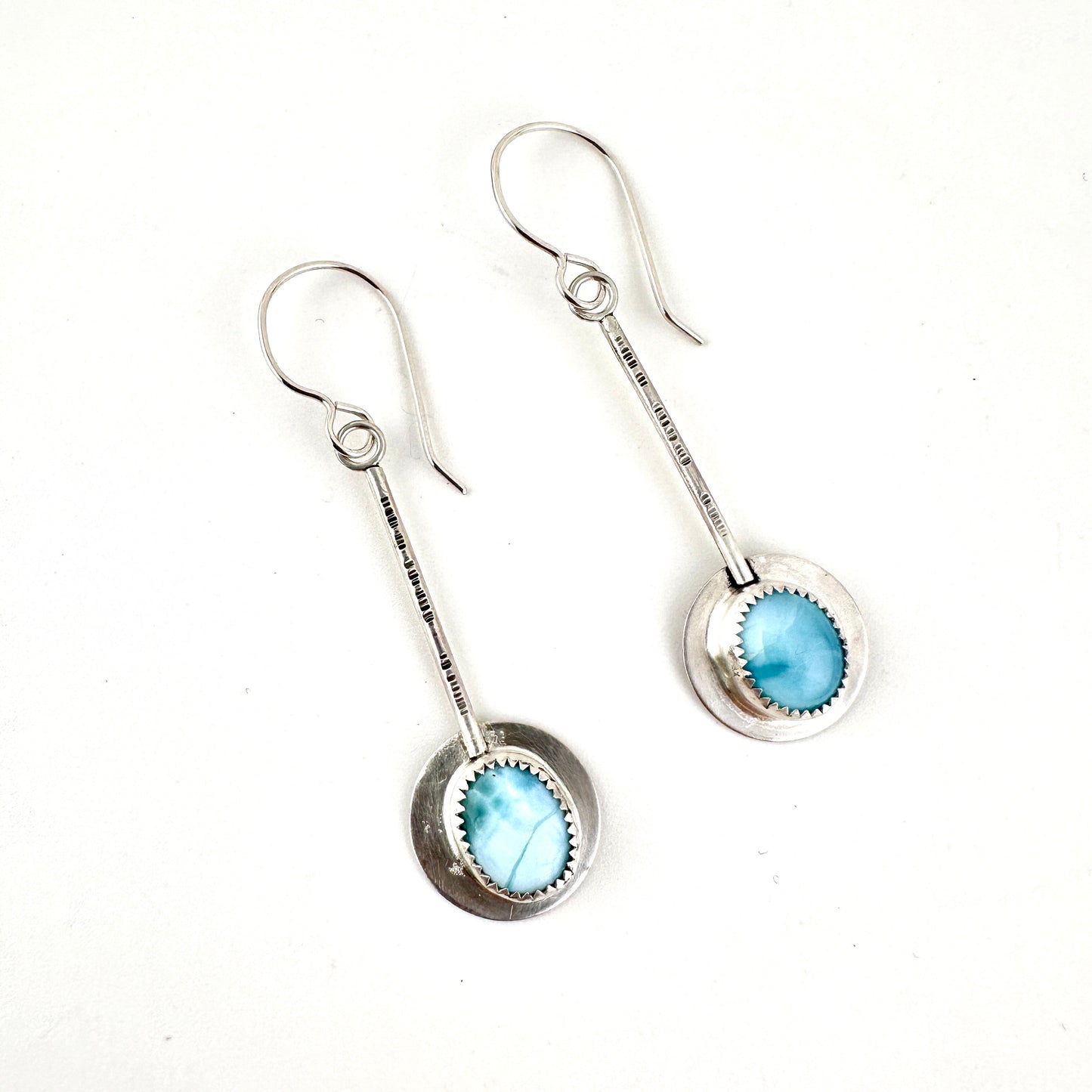 Larimar Pendulum Earrings