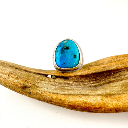 Freeform Turquoise Ring Size 9.25
