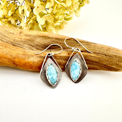 Larimar Marquise Kite Earrings