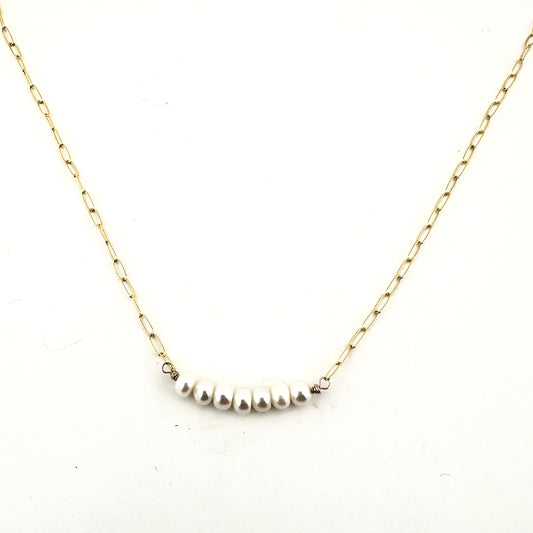 Fresh Water Pearls Gembar Necklace