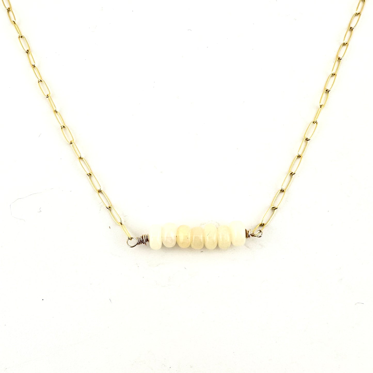 Ethiopian Opal Gembar Necklace