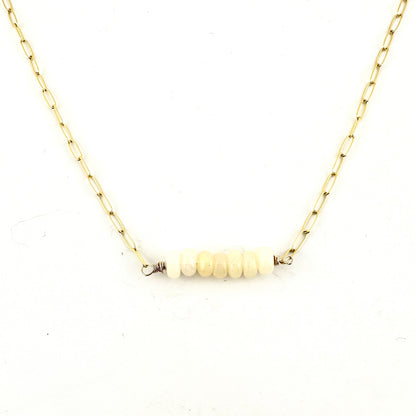 Ethiopian Opal Gembar Necklace