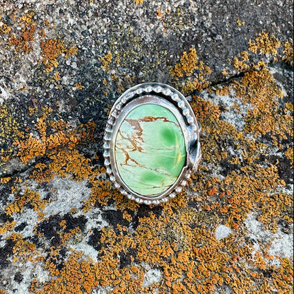 Variscite Oval Ring Size 7.5