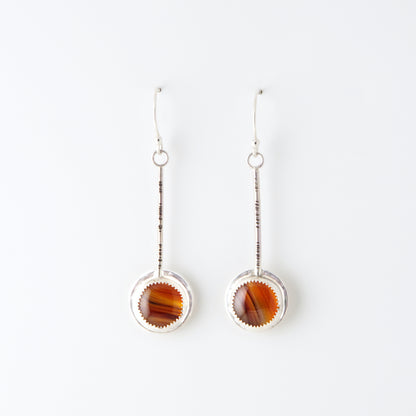 Montana Agate Pendulum Earrings