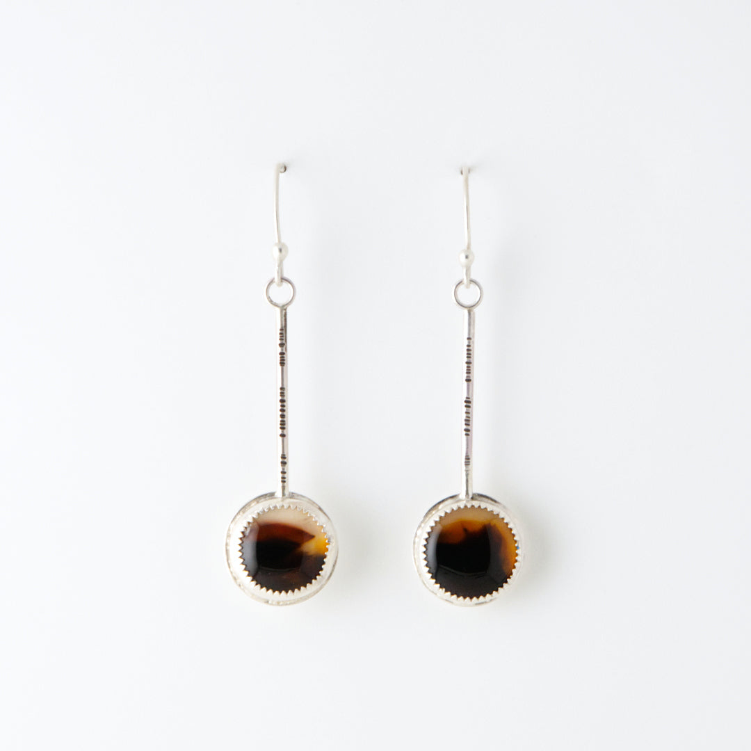 Montana Agate Pendulum Earrings