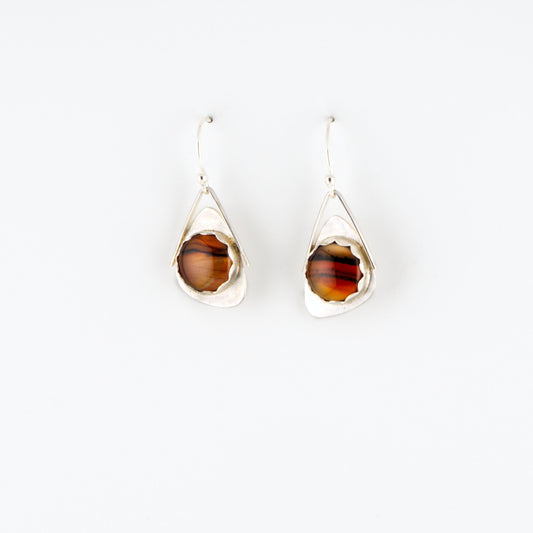 Montana Agate Wing Earrings