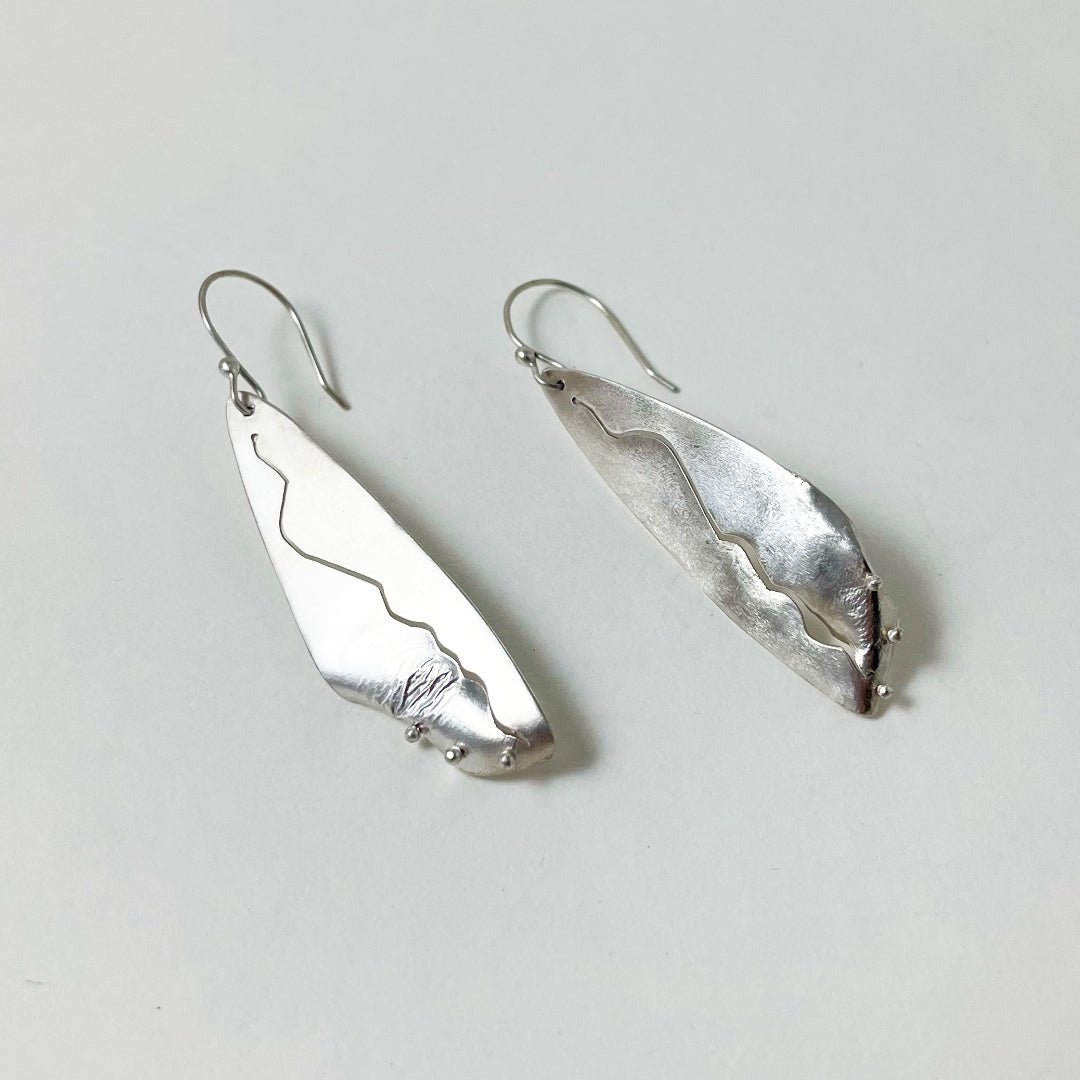 Mountainscape Earrings – Snow Orchid Designs