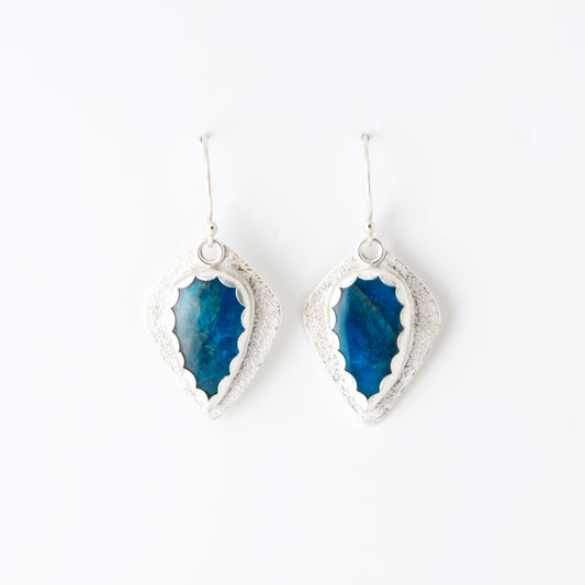 Neon Apatite Kite Earrings