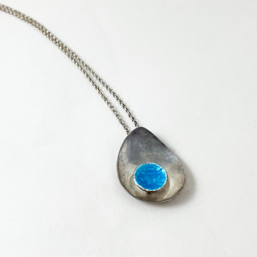 Orbit Enameled Necklace