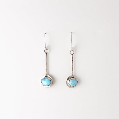 Larimar 2 Pendulum Earrings