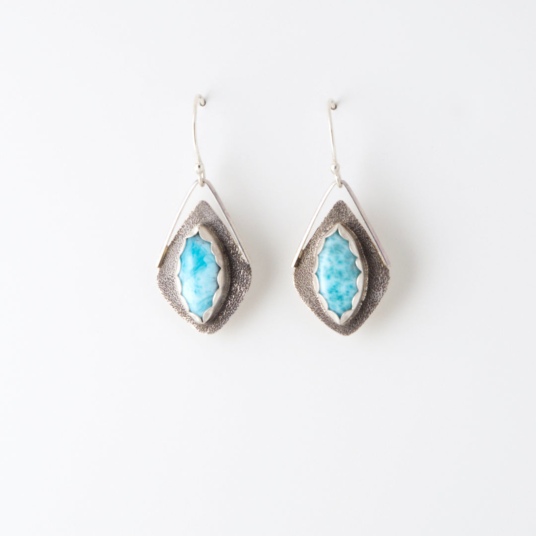 Larimar Marquise Kite Earrings